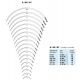 Ac sutură pentru muschi și piele tip cerc 3/8 cu două ochiuri B / BR / BT - unitate de măsură: duzină (12 buc.)