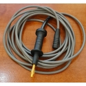 Cablu monopolar pentru electrozi, 3m, 4mm diametru