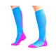 Ciorapi Timberstar cu Compresie pentru Sport, Unisex, Bubble Gum Pink & Blue, compresie 15-21 mm/Hg