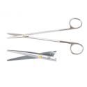 Foarfece Metzenbaum, Premium Line curbată, fină, tocită14,5 cm