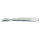 Raspa periost Faraboeuf, curba, 13 mm, 15 cm