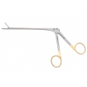 Pensă nazală Blakesley dreaptă, prindere placată cu aur6,0 mm, 15 cm