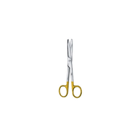 Foarfeca standard cu insertie de tungsten, curba, boanta/boanta, 16.5 CM AC 901/16