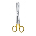 Foarfeca standard cu insertie de tungsten, curba, boanta/boanta, 16.5 CM AC 901/16