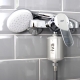 Sistem filtru dus rivaALVA Skin & Hair cu carcasa de inox, filtru inlocuibil