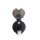 Sticla pliabila de 1L riva PURA Outdoor neagra cu filtru inlocuibil