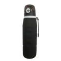 Sticla pliabila de 1L riva PURA Outdoor neagra cu filtru inlocuibil