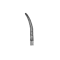 Pensa hemostatica MICRO-MOSQUITO, curba, 12 cm, AA 131/12