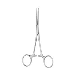 Pensa hemostatica KOCHER-DELICATE, curba, 1X2 dinti 14 CM