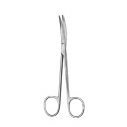 Foarfeca de disectie METZENBAUM-DELICATE, boanta/boanta, curba, 14.5 CM AC 141/14