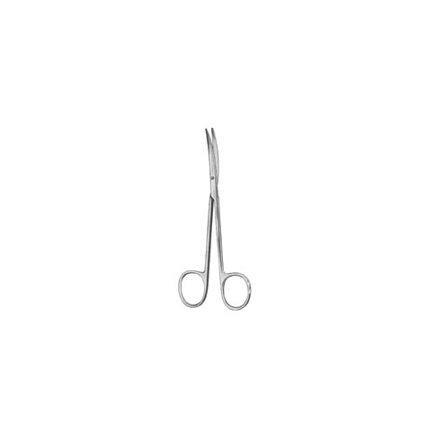 Foarfeca de disectie METZENBAUM-DELICATE, boanta/boanta, curba, 14.5 CM AC 141/14